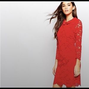 Ted Baker size 2 red lace dress